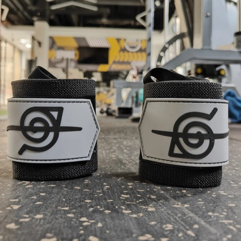 Weightlifting Wrist Wraps - Konoha Logo