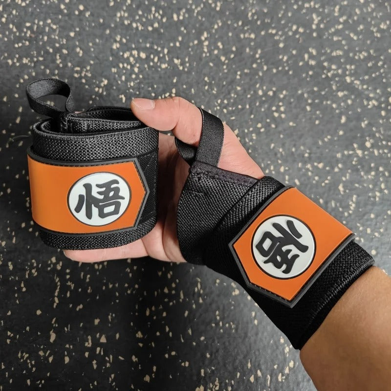 Weightlifting Wrist Wraps - Goku's Logo