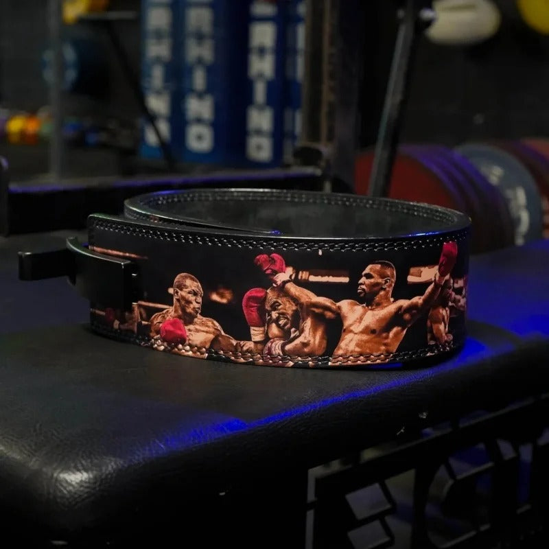 Premium Leather Heavy Duty Gym Belt - Mike Tyson